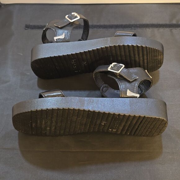 BRAND NEW NICOLE MILLER PLATFORM WEDGE WITH ANKLE STRAP, WOMEN'S SANDAL - Picture 11 of 15